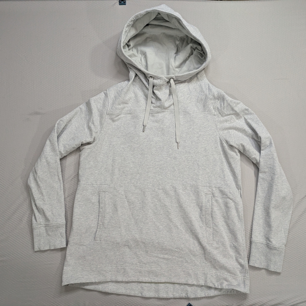 Lululemon grey split pullover drawstring hoodie w… - image 1